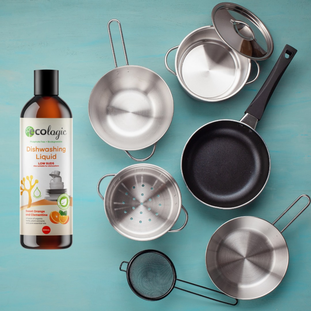 ECOLogic Sweet Orange & Clementine Dishwashing Liquid 
