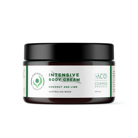 Organic Formulations Intensive Body Cream Coconut & Lime 200ml