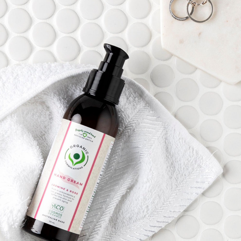 Organic Formulations Jasmine and Rose Hand Cream 