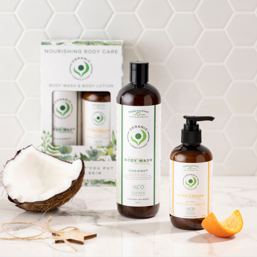 Skin-friendly texture of the Vanilla & Mandarin body lotion